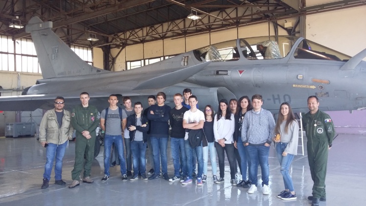 Visite de la Base Aérienne 126 (élèves du BIA)