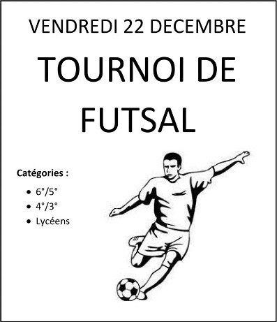 "Tournoi de Futsal" 