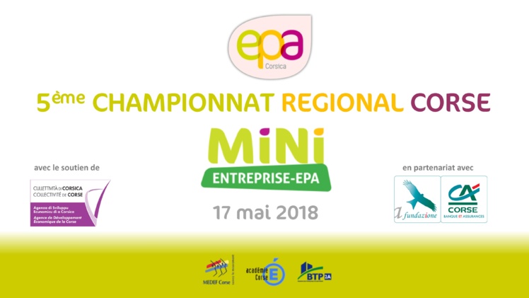 "5ème Championnat Régional Corse" des mini-entreprises : "Prix spécial RH et Management" (T°STMG)
