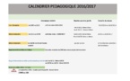 Calendrier Pédagogique 2016-2017 (Collège)