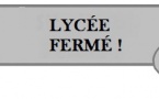 "LE LYCÉE SERA FERMÉ DU MARDI 13 JUIN 2016 AU VENDREDI 23 JUIN 2017 (INCLUS) POUR CAUSE D'EXAMEN (BACCALAURÉAT) !"