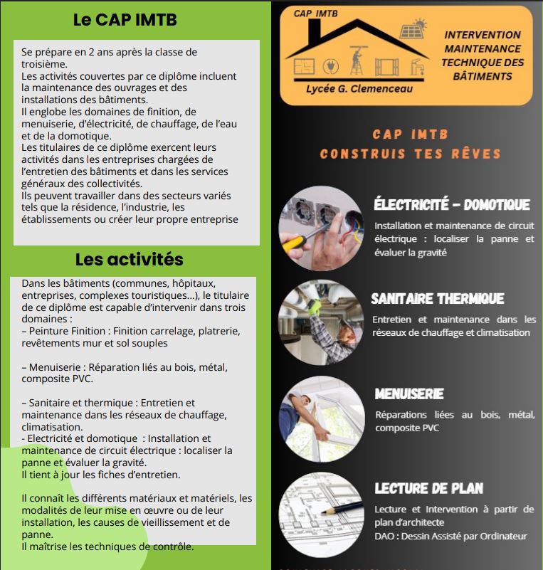 Le CAP I.M.T.B