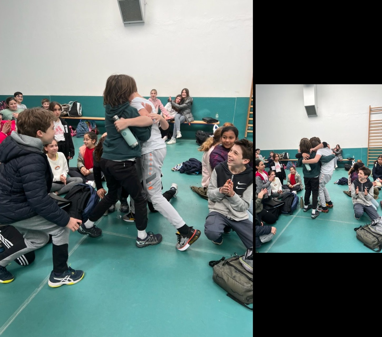 l'équipe gagnante ! Bravo ! l'équipe gagnante ! Bravo !