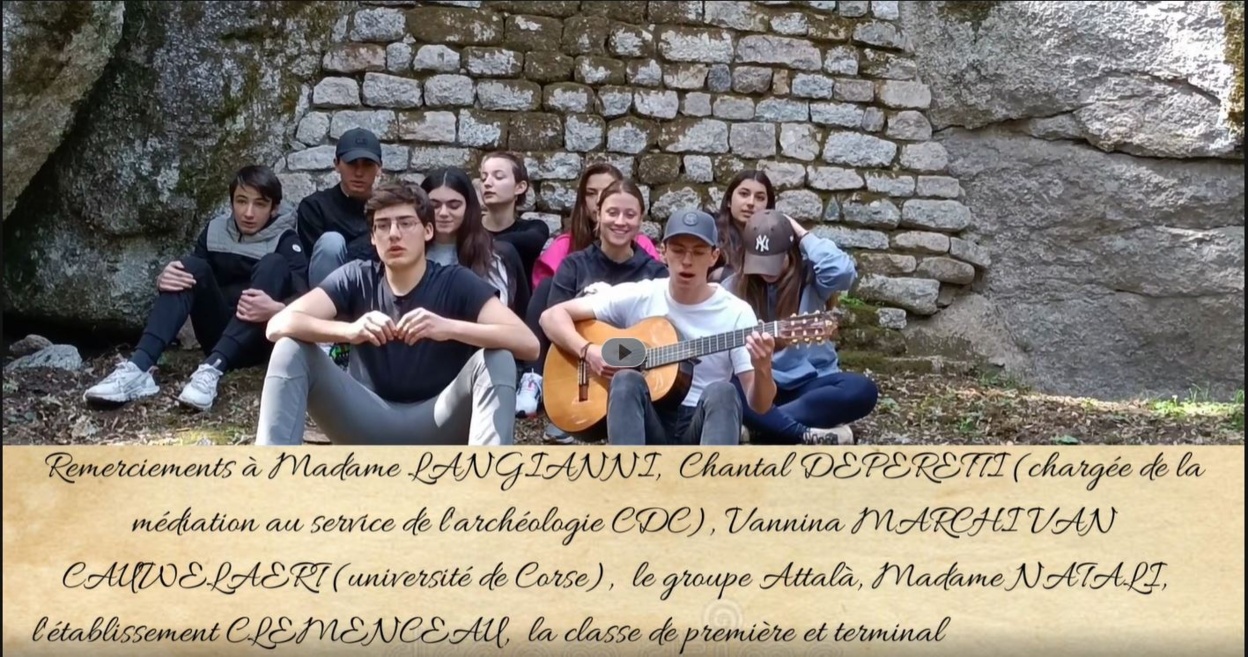 Étude et visite de sites valorisant le patrimoine insulaire. Présentation du projet à l'université de Corté. Étude et visite de sites valorisant le patrimoine insulaire. Présentation du projet à l'université de Corté.