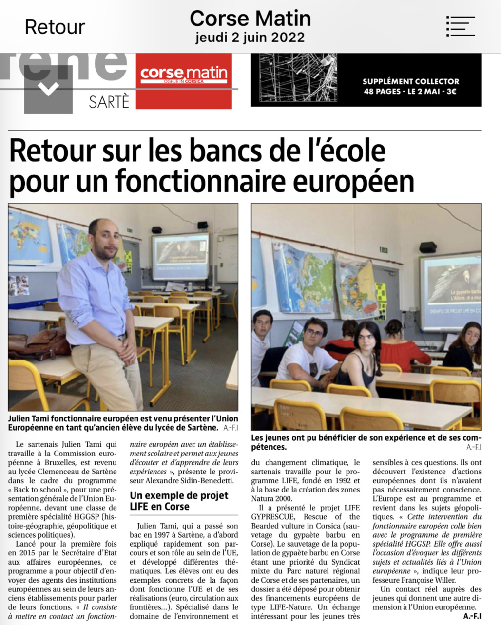 Programme "Back to school" Programme "Back to school"