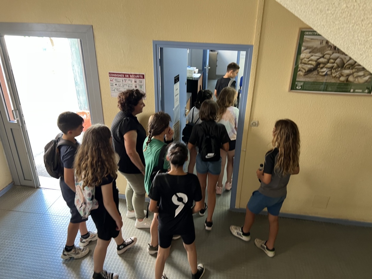 Visite des élèves de CM2 de l’école primaire de Sartène