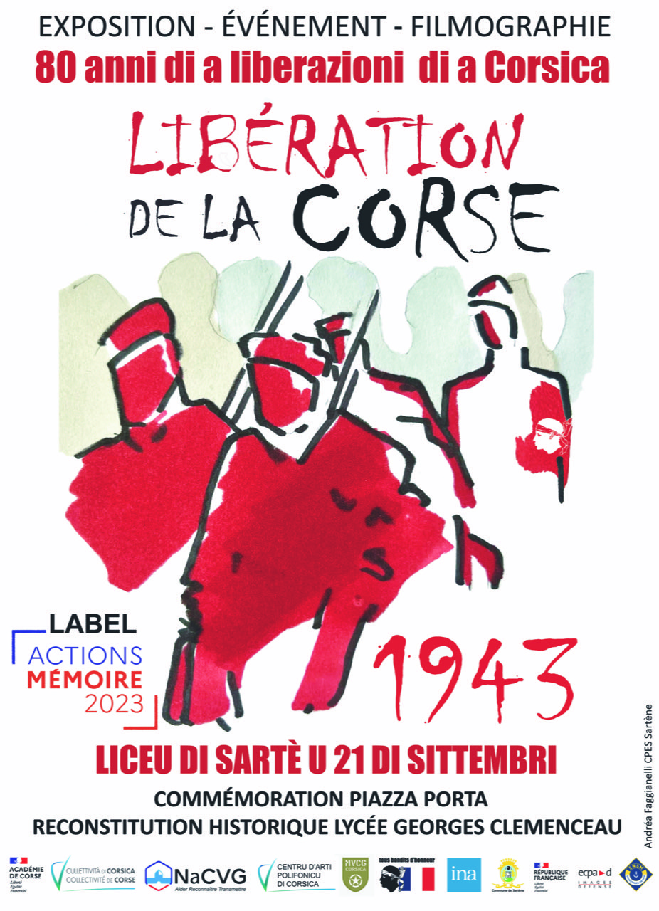 Cérémonie de commémoration du 80ème anniversaire de la Libération de la Corse - 21 septembre 2023