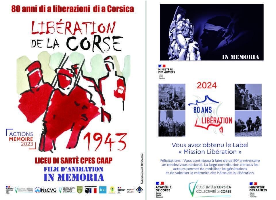 Labellisation "Mission Libération" de la réalisation du lycée Clemenceau de Sartène. Commémoration du 21 septembre 2023 : retour en images Labellisation "Mission Libération" de la réalisation du lycée Clemenceau de Sartène. Commémoration du 21 septembre 2023 : retour en images