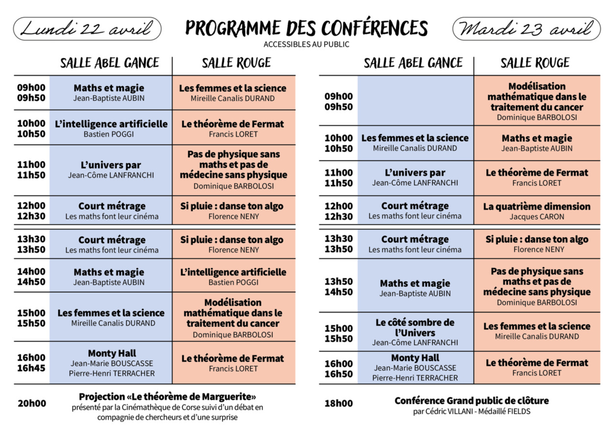 Forum des mathématiques pour nos élèves Forum des mathématiques pour nos élèves