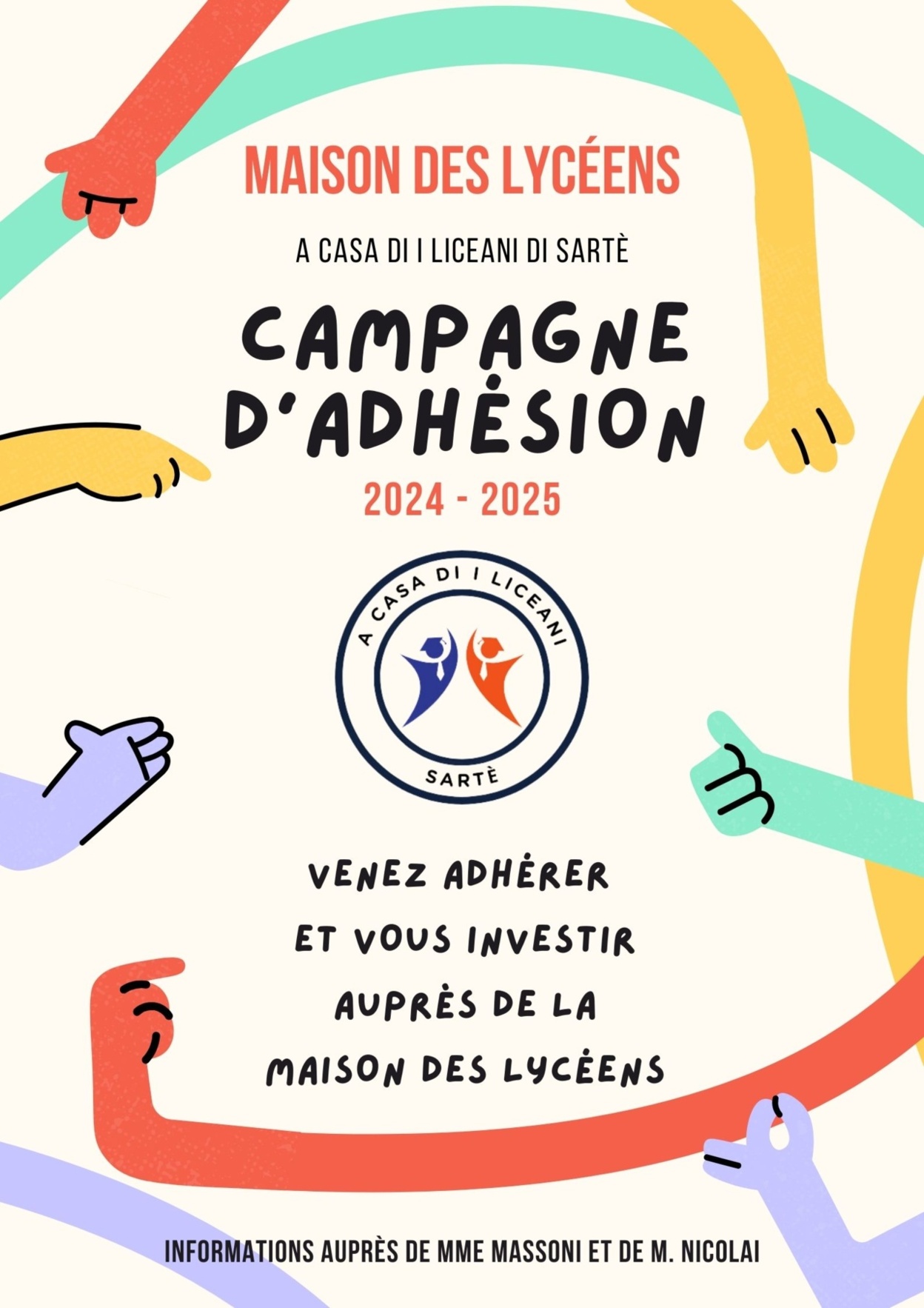 Campagne d'adhésion Maison de Lycéen (MDL)