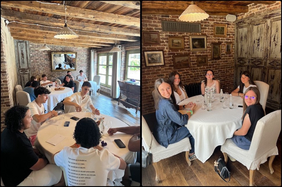 Visite au Domaine Murtoli avec les élèves de STMG Visite au Domaine Murtoli avec les élèves de STMG