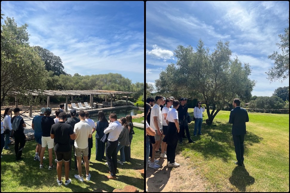 Visite au Domaine Murtoli avec les élèves de STMG Visite au Domaine Murtoli avec les élèves de STMG