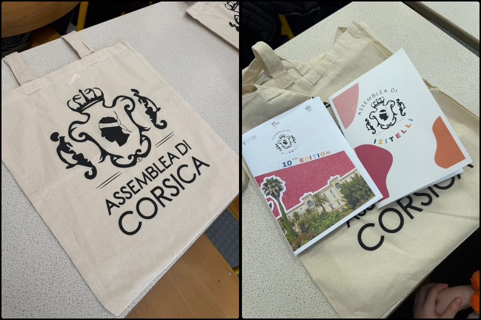 Visite de la Présidente de l'Assemblée de Corse, Marie-Antoinette Maupertuis, dans le cadre de l'Assemblea di i zitelli (10ème édition)