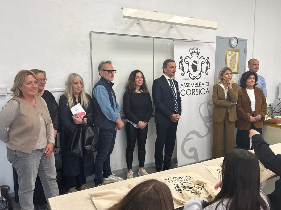 Visite de la Présidente de l'Assemblée de Corse, Marie-Antoinette Maupertuis, dans le cadre de l'Assemblea di i zitelli (10ème édition)
