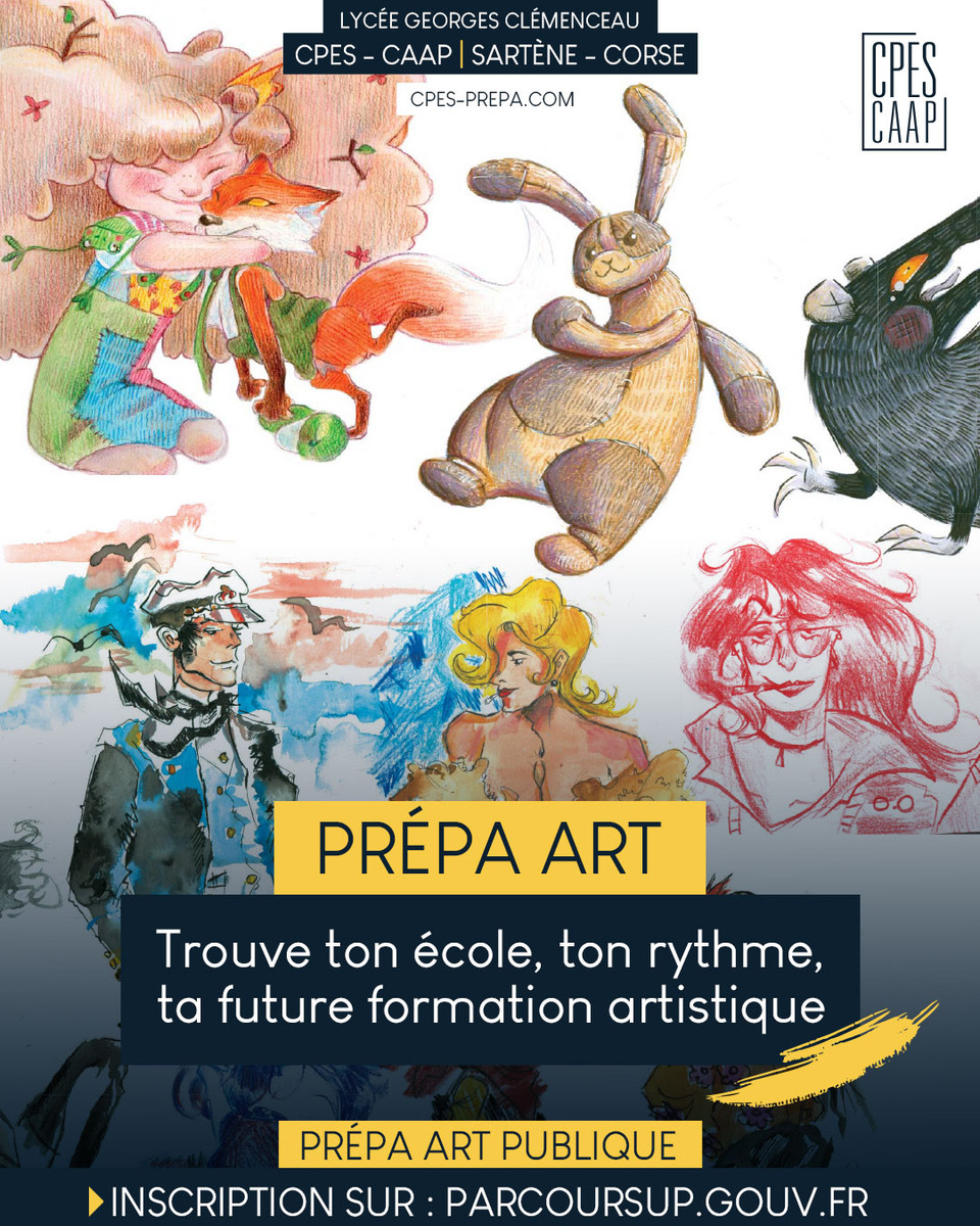 Classe préparatoire aux études supérieures - Classe d'approfondissement en Arts Plastique. (CPES-CAAP)