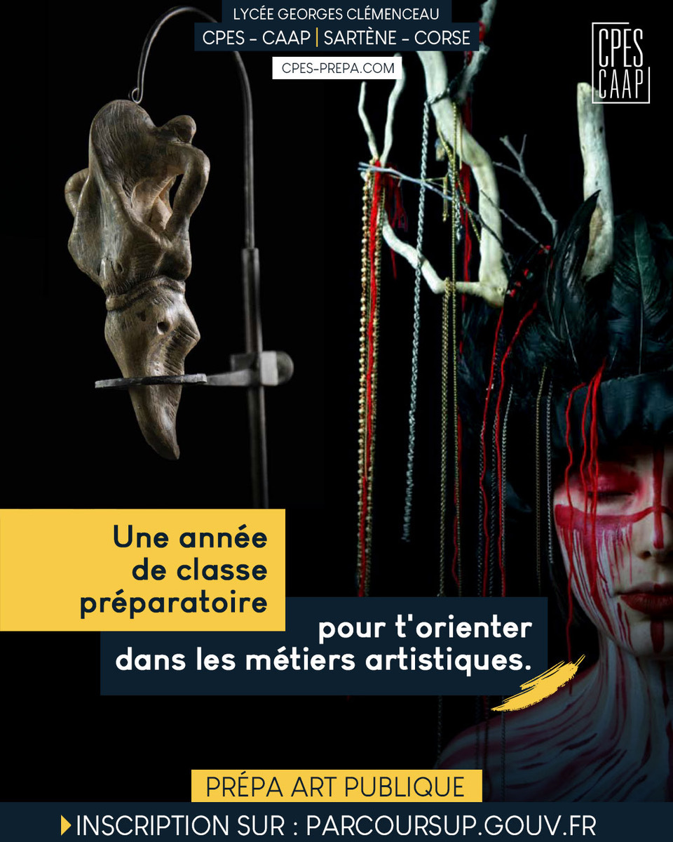 Classe préparatoire aux études supérieures - Classe d'approfondissement en Arts Plastique. (CPES-CAAP)