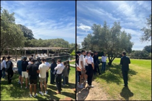 Visite au Domaine Murtoli avec les élèves de STMG