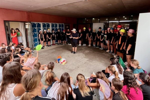 Répétition avant le spectacle Répétition avant le spectacle