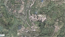 Photo satellite du secteur