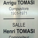 Plaque en hommage à Henri Tomasi