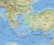 Un séisme en Grèce, magnitude 6,3