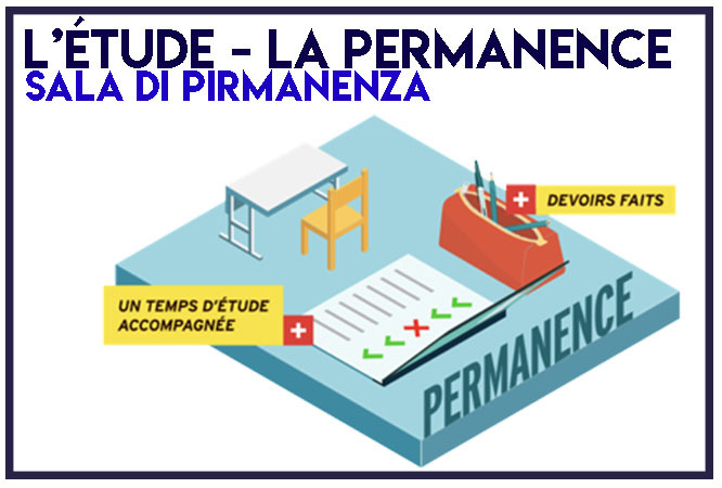 L'ÉTUDE - LA PERMANENCE L'ÉTUDE - LA PERMANENCE