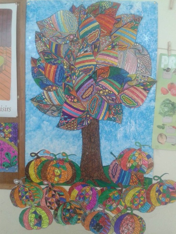 L'arbre multicolore