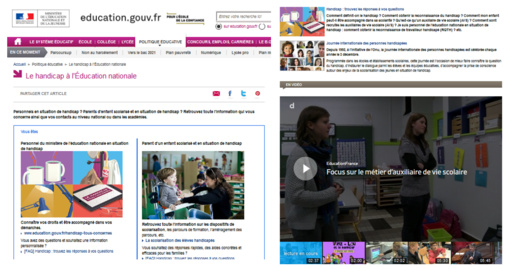 Handicap / ASH / école inclusive : les essentiels Handicap / ASH / école inclusive : les essentiels