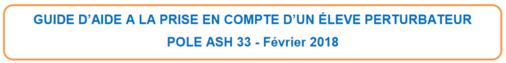 * Troubles du comportement : ressources * Troubles du comportement : ressources