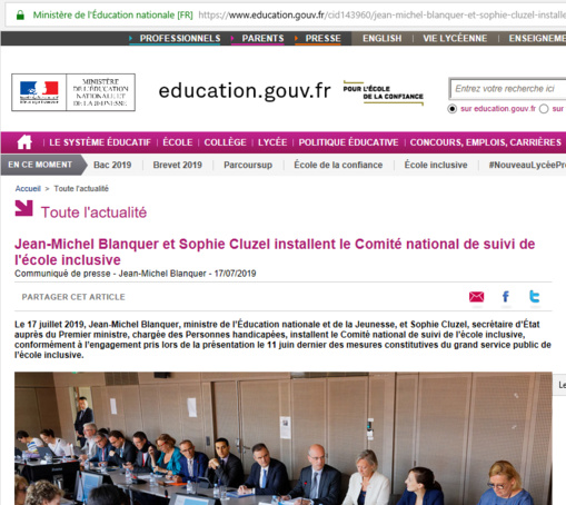 #Dernières minutes estivales : école inclusive, comité de suivi, appli tablettes TSA# #Dernières minutes estivales : école inclusive, comité de suivi, appli tablettes TSA#