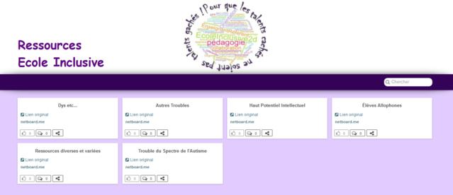 Ressources de l'Ecole Inclusive Ressources de l'Ecole Inclusive