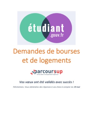 Demandes de bourses et de logements