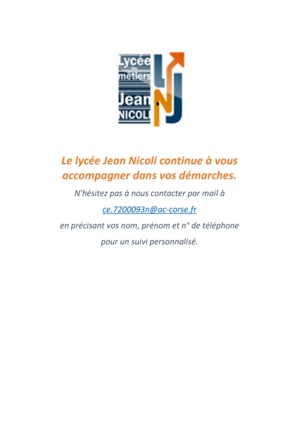 Demandes de bourses et de logements
