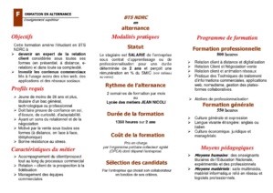 BTS NDRC : formation en apprentissage