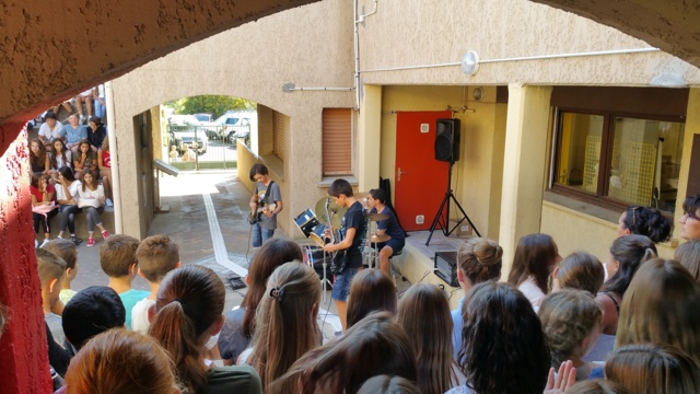 Rentrée scolaire en musique dans l'établissement Rentrée scolaire en musique dans l'établissement