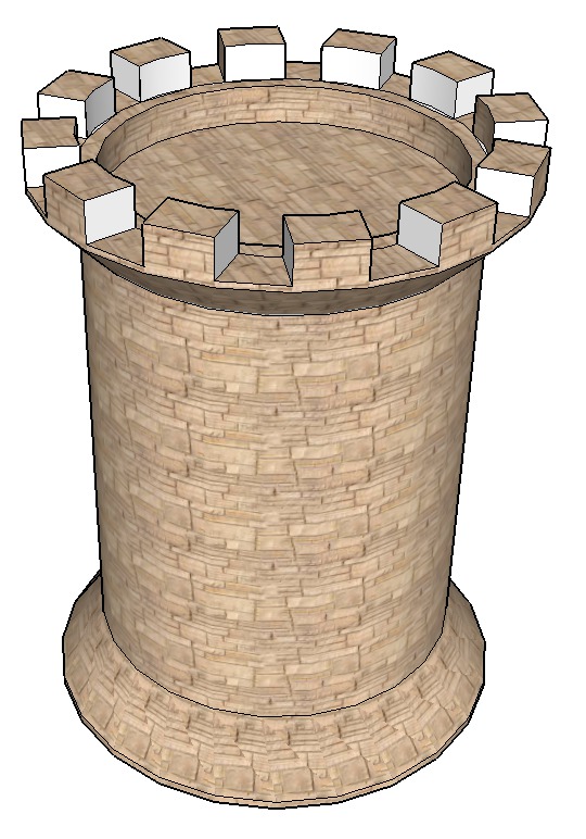 Réalisation d'une tour génoise Réalisation d'une tour génoise