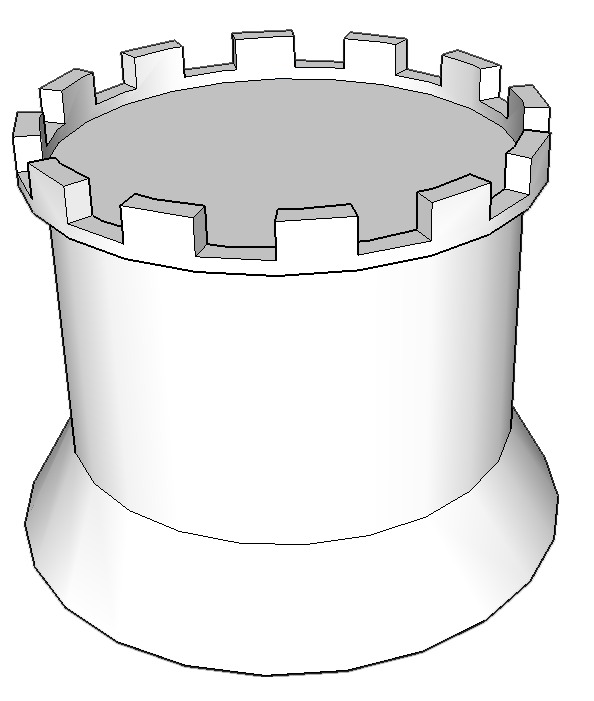 Réalisation d'une tour génoise Réalisation d'une tour génoise