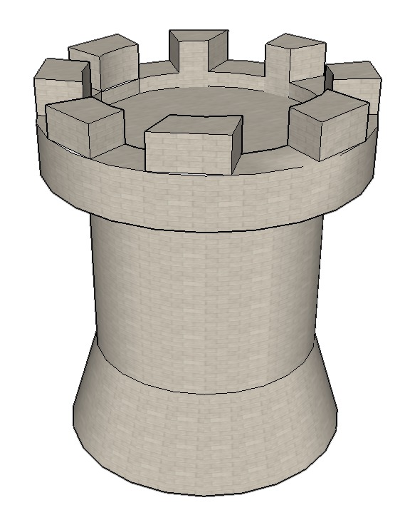 Réalisation d'une tour génoise Réalisation d'une tour génoise