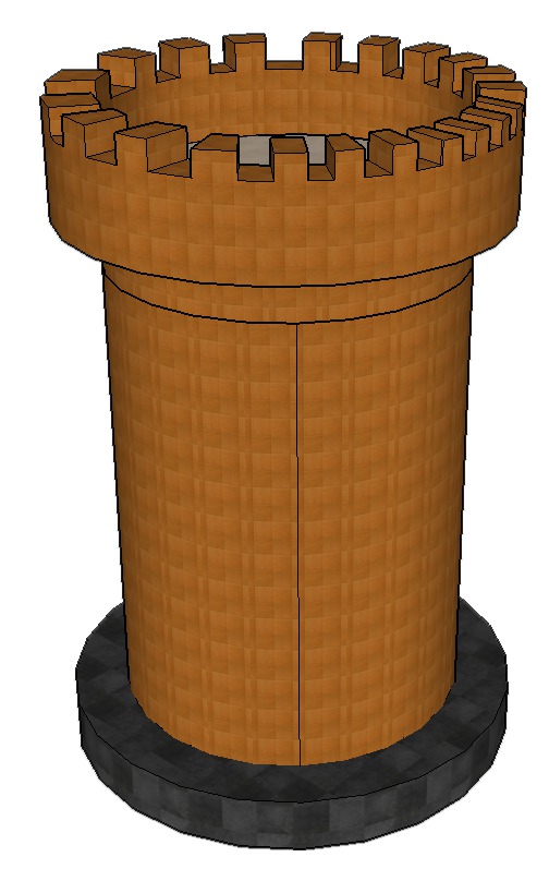 Réalisation d'une tour génoise Réalisation d'une tour génoise