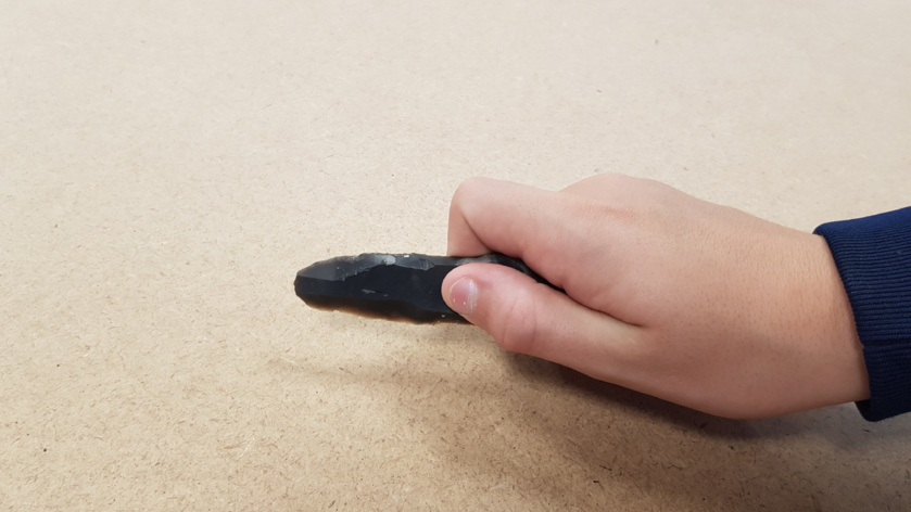 Lame en silex. Lame en silex.