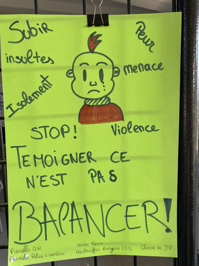 Semaine de la lutte contre le harcèlement